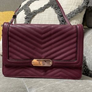 Burgundy cross bag from target